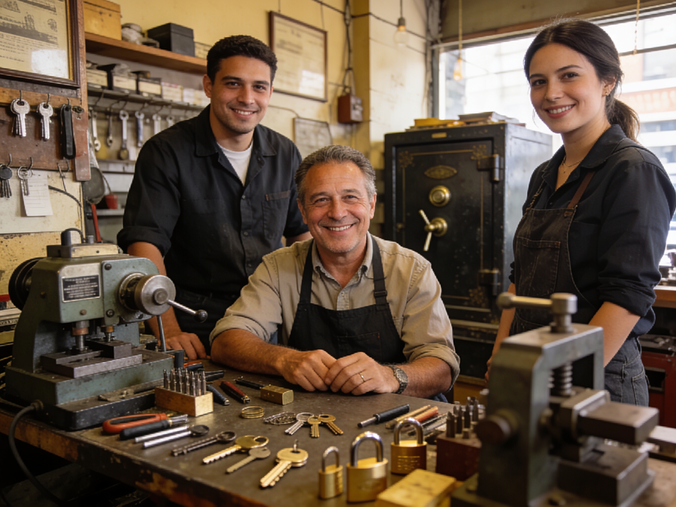 The Your Local Locksmith team at work in New York